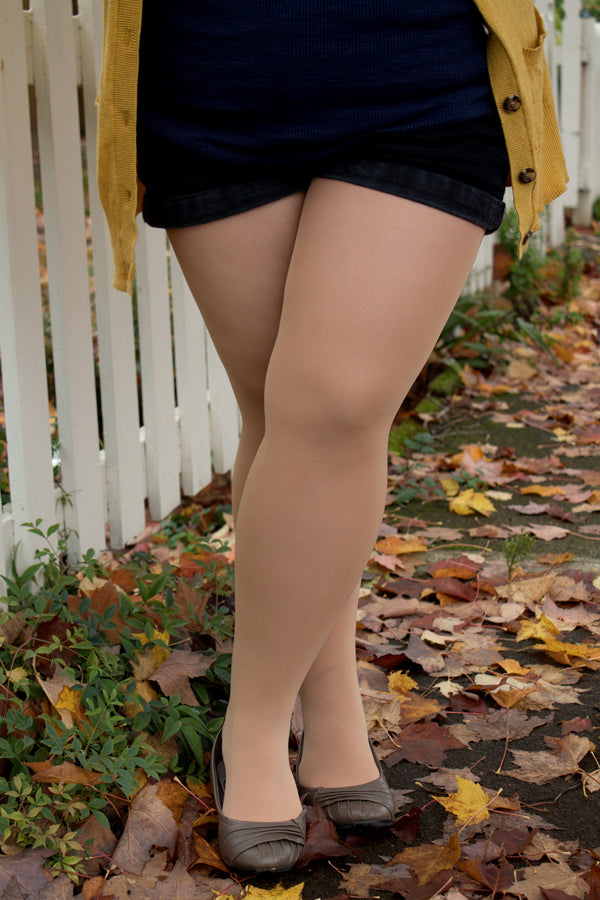 Plus Size Semi-Opaque Tights