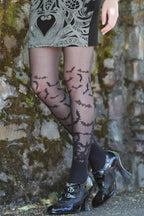 Bat Wing Sheer Tights