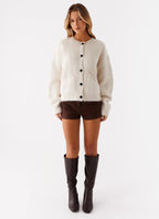 Hartley Cardigan - White