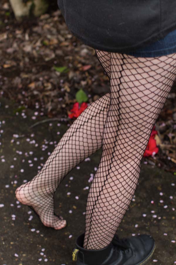 Industrial Net Backseam Tights