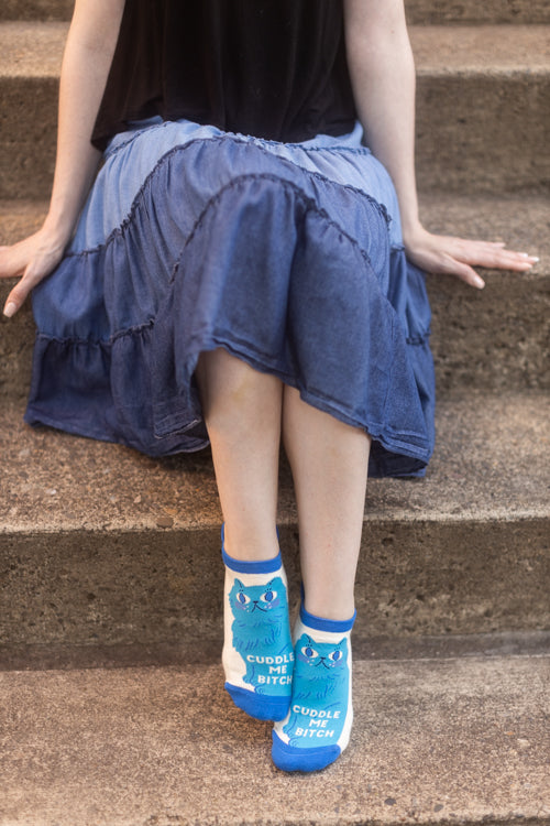 Cuddle Me Sneaker Footie Sock