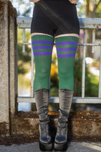 Longer Americana Thigh High Socks