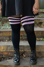 Longer Americana Thigh High Socks