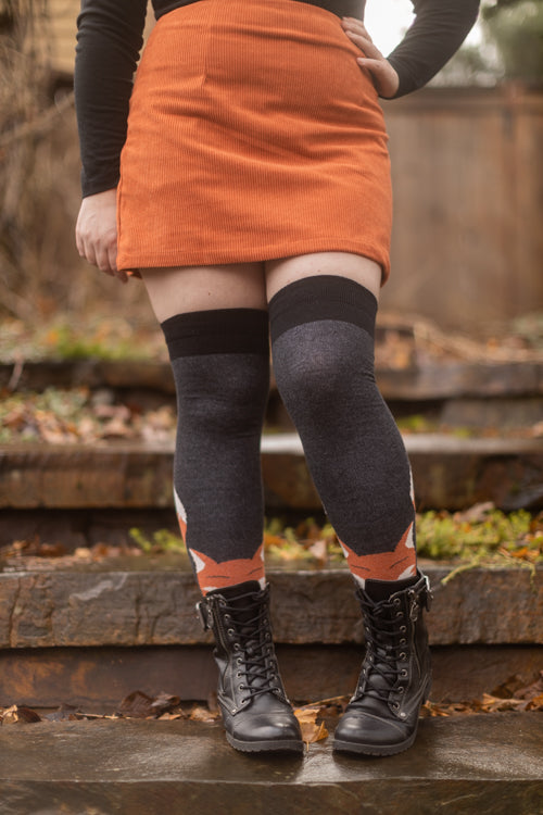 Foxy Thigh High Socks