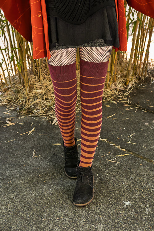 Gradient Stripes Extraordinary Thigh High