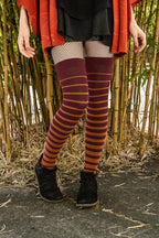 Gradient Stripes Extraordinary Thigh High