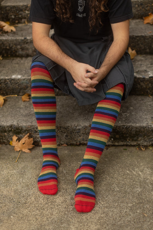 XL Foot Longer Over the Rainbow Extraordinary Thigh High