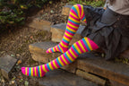 Oops! XL Foot Longer Original Pride Stripes Socks - Pansexual
