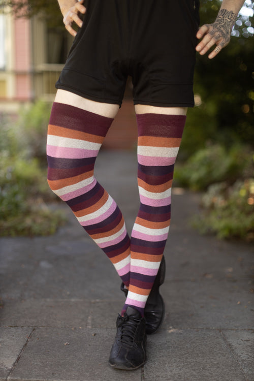 XL Foot Longer Pride Stripes Extraordinary Socks