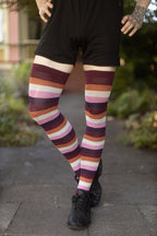 XL Foot Longer Pride Stripes Extraordinary Socks