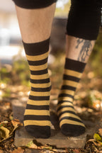 Preppy Striped Tube Socks