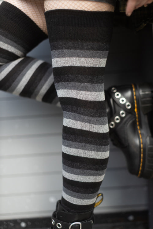 Portland Stripes Extraordinary Thigh High