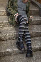 Portland Stripes Extraordinary Thigh High