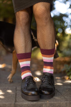 Pride Stripes Cotton Crew Socks