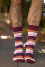 Pride Stripes Cotton Crew Socks