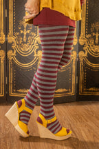 Longer Ringmaster Stripes Extraordinary Thigh High Socks