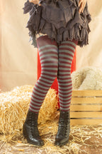 Longer Ringmaster Stripes Extraordinary Thigh High Socks