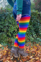 Longer Radiant Rainbow Extraordinary Socks