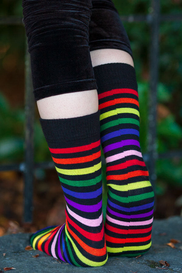 Rainbow Brights Crew Socks