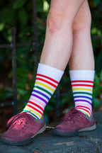 Rainbow Brights Crew Socks