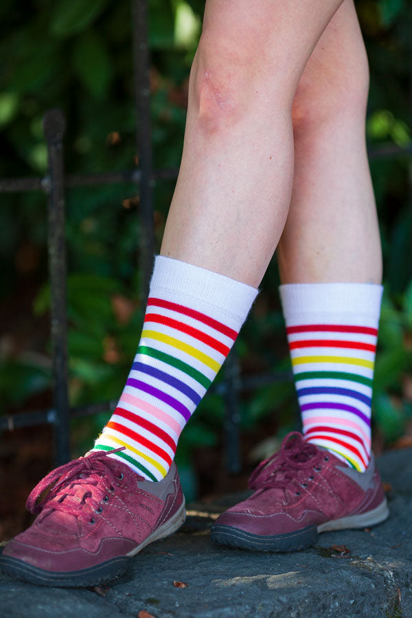 Rainbow Brights Crew Socks