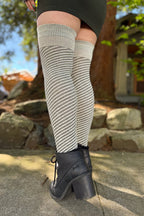 Spiral Wool Extraordinary Thigh High