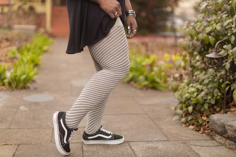 Longer Spiral Wool Extraordinary Thigh High*