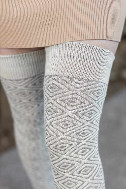 Organic Faceted Extraordinary Thigh High