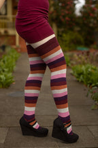 Pride Stripes Extraordinary Thigh High Socks