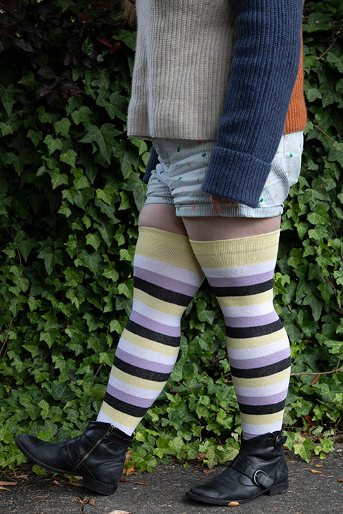 Pride Stripes Extraordinary Thigh High Socks