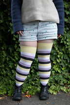 Pride Stripes Extraordinary Thigh High Socks
