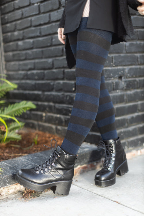 Longer Striped Extraordinary Thigh High Socks
