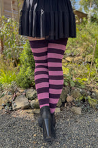 Longer Striped Extraordinary Thigh High Socks