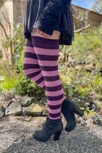 Longer Striped Extraordinary Thigh High Socks