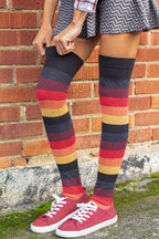 Elemental Stripes Extraordinary Thigh High
