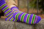Mardi Gras Krewe Socks