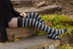 Longer Portland Stripes Extraordinary Thigh High Socks