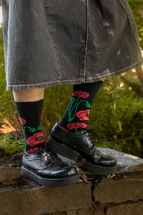 Botanical Nouveau Crew Socks