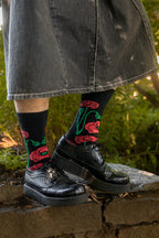 Botanical Nouveau Crew Socks