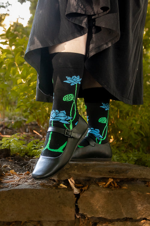 Botanical Nouveau Crew Socks
