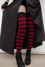 Nightshade Stripes Extraordinary Thigh High