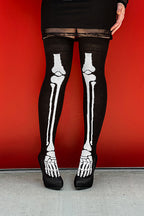 Skeleton Thigh High