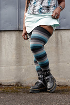 Longer Elemental Stripe Extraordinary Socks