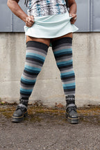 Longer Elemental Stripe Extraordinary Socks