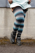 Longer Elemental Stripe Extraordinary Socks