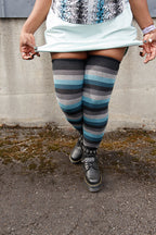 Longer Elemental Stripe Extraordinary Socks