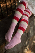 Strawberry Shortcake Stripes Thigh High Socks