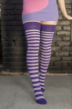 Super Stripes Thigh High Socks