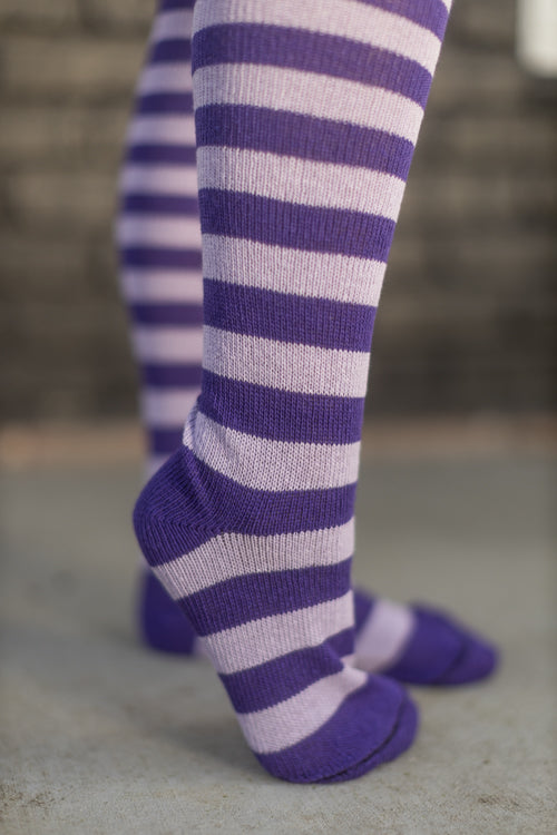 Super Stripes Thigh High Socks