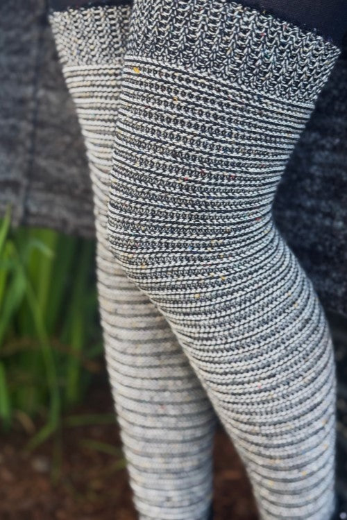 Confetti Slinky Thigh High Socks